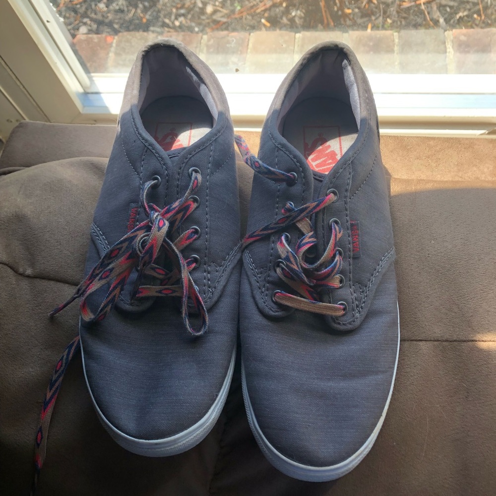 Size 8 gray Vans